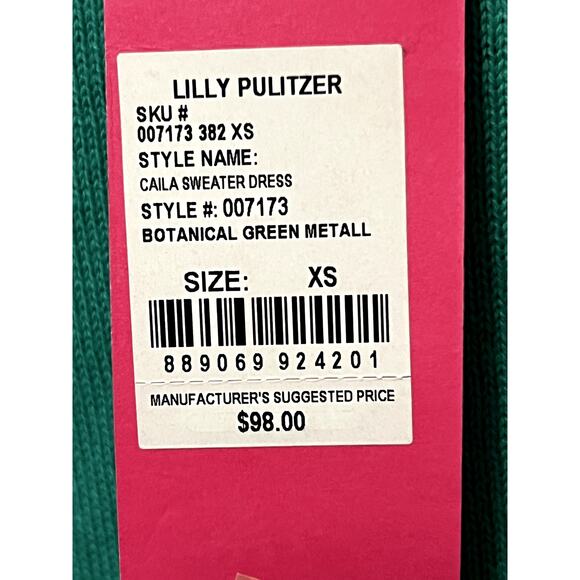 Lilly Pulitzer Caila Sweater Dress Size XS New with Tags - Picture 6 of 8